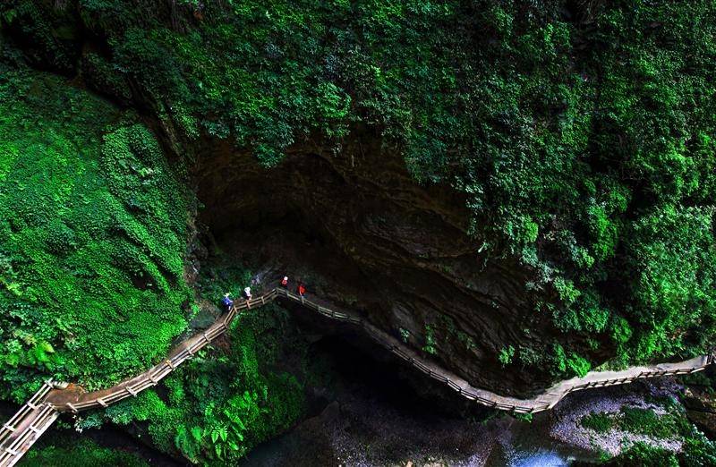 d2:【万盛风景区】游览5a【龙鳞石海】【黑山谷】,被专家誉为"渝黔