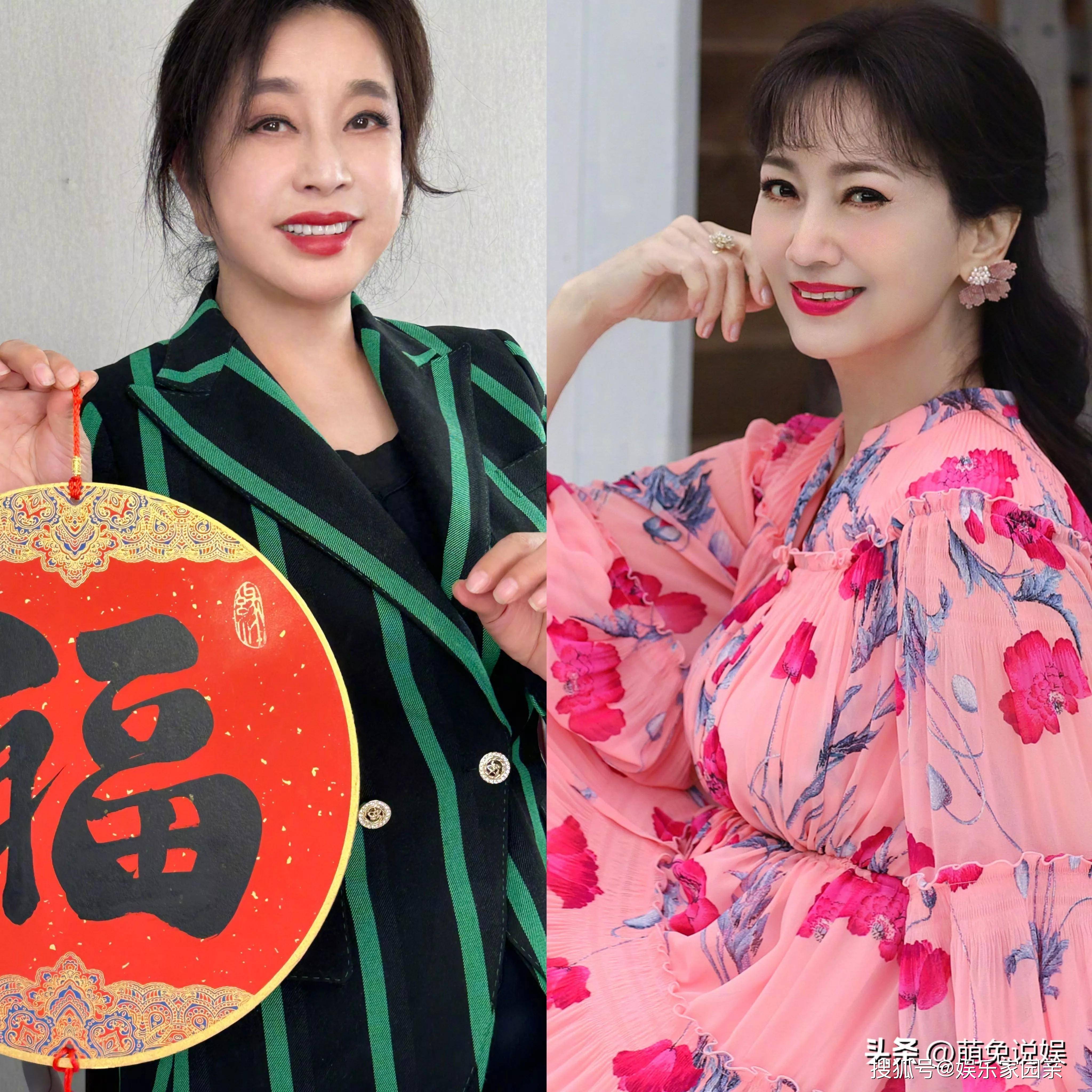 原创刘晓庆晒日常美照扎俩麻花辫穿红衣活力十足74岁心态堪比少女