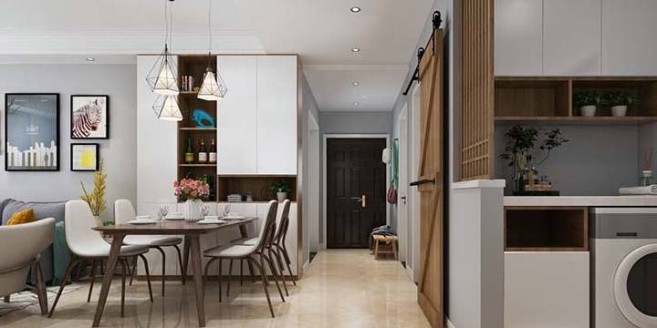 原创混搭3室2厅装修风格美而不腻