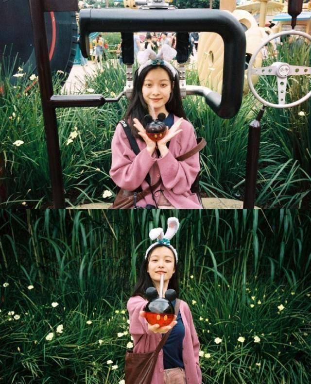 可爱呆萌,穿2000衬衫配3千牛仔裤清爽干净,美成小姑娘_气质_黑色_一身