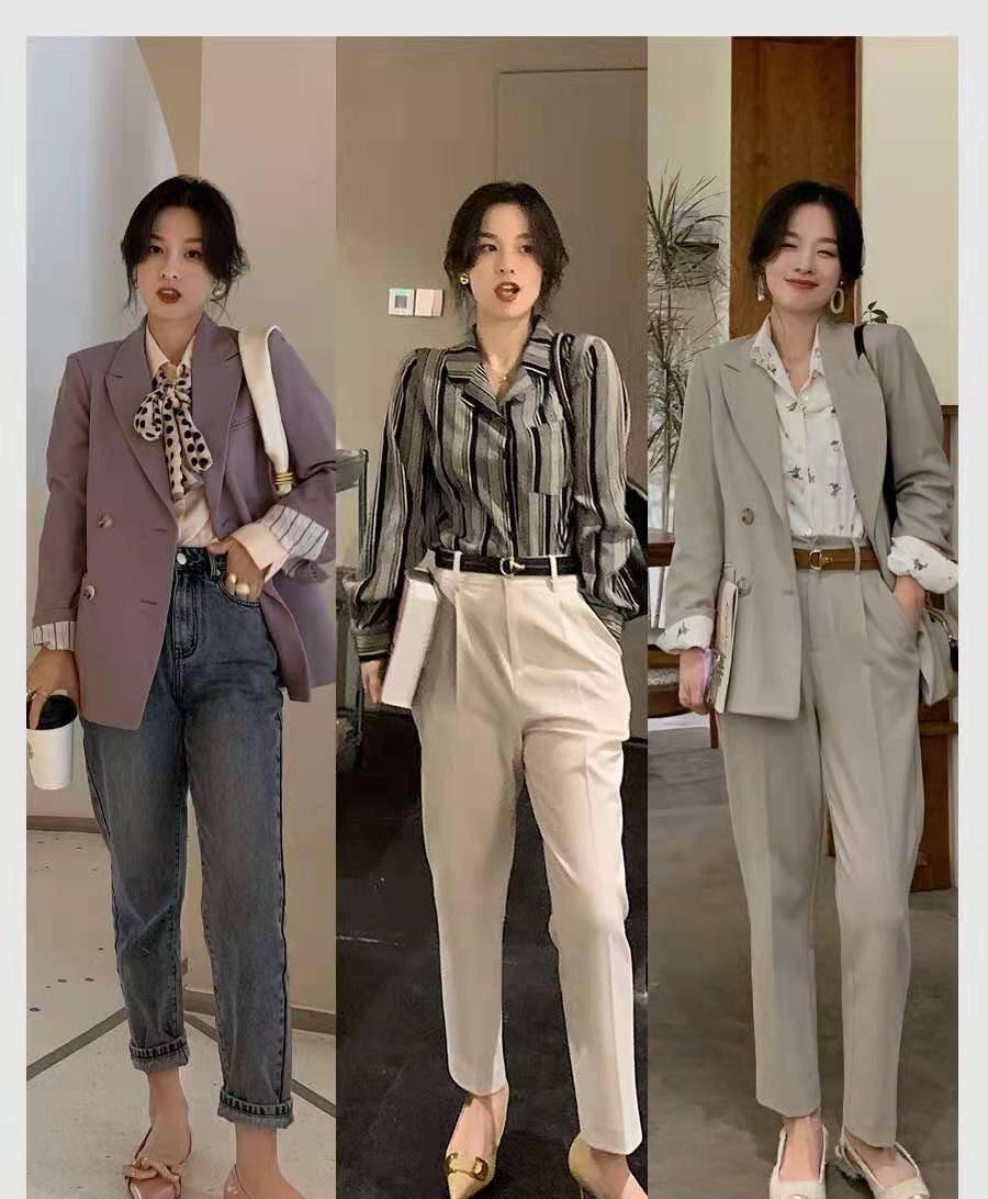 原创原创40岁精致轻熟风穿搭示范这些搭配技巧越简单才会越高级