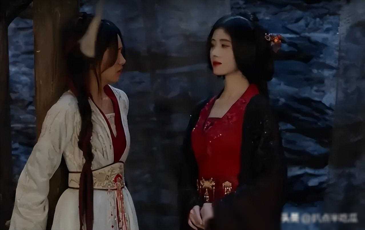 出来,这个女魔头的形象,是江湖人称的"虞美人"——无论是姿色还是武功