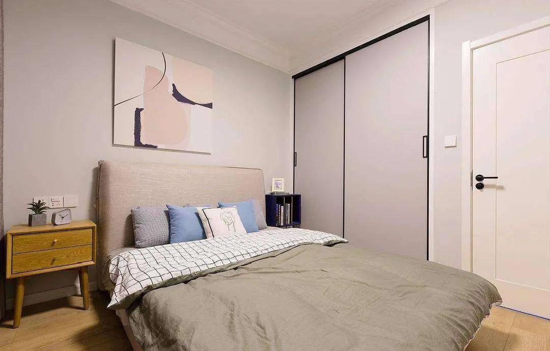 衣柜位置恰当,不仅高效利用空间,还能为卧室增添美感,提升颜值_设计