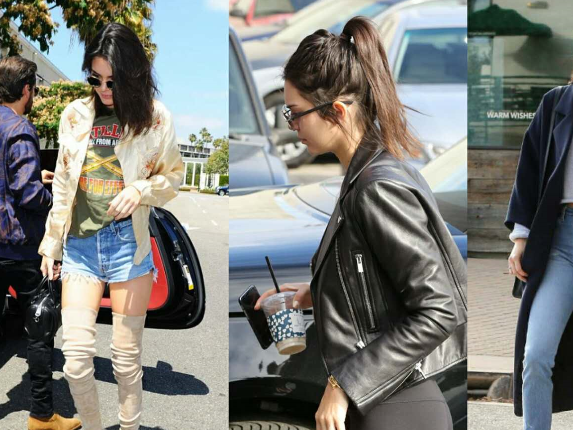 时尚女王肯达尔·詹娜,一条万能的底裤,搭出n种风格,我服了