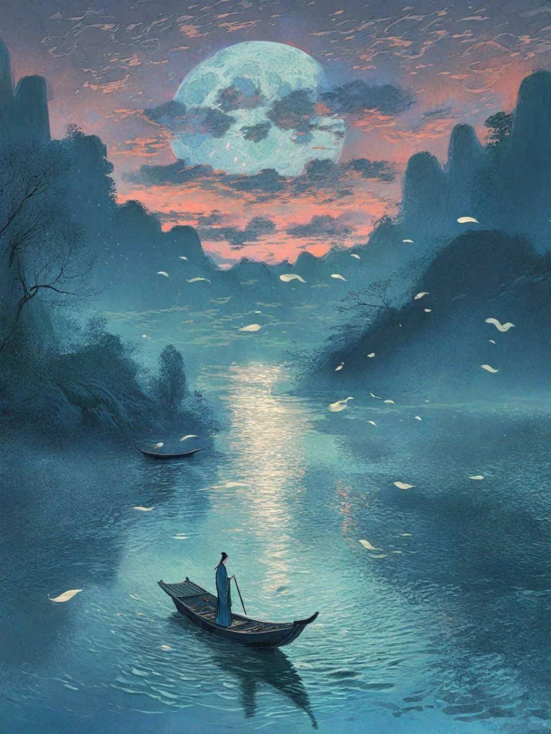 原创莫听穿林打叶声何妨吟啸且徐行5首诗词君子终身不随波逐流