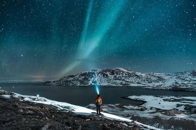 星空照片真实照片北极图片