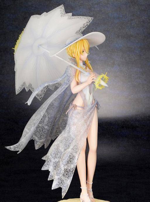 原创fate有生之年圆梦系列持有爆甲机制的泳装尺呆兔女郎手办公开