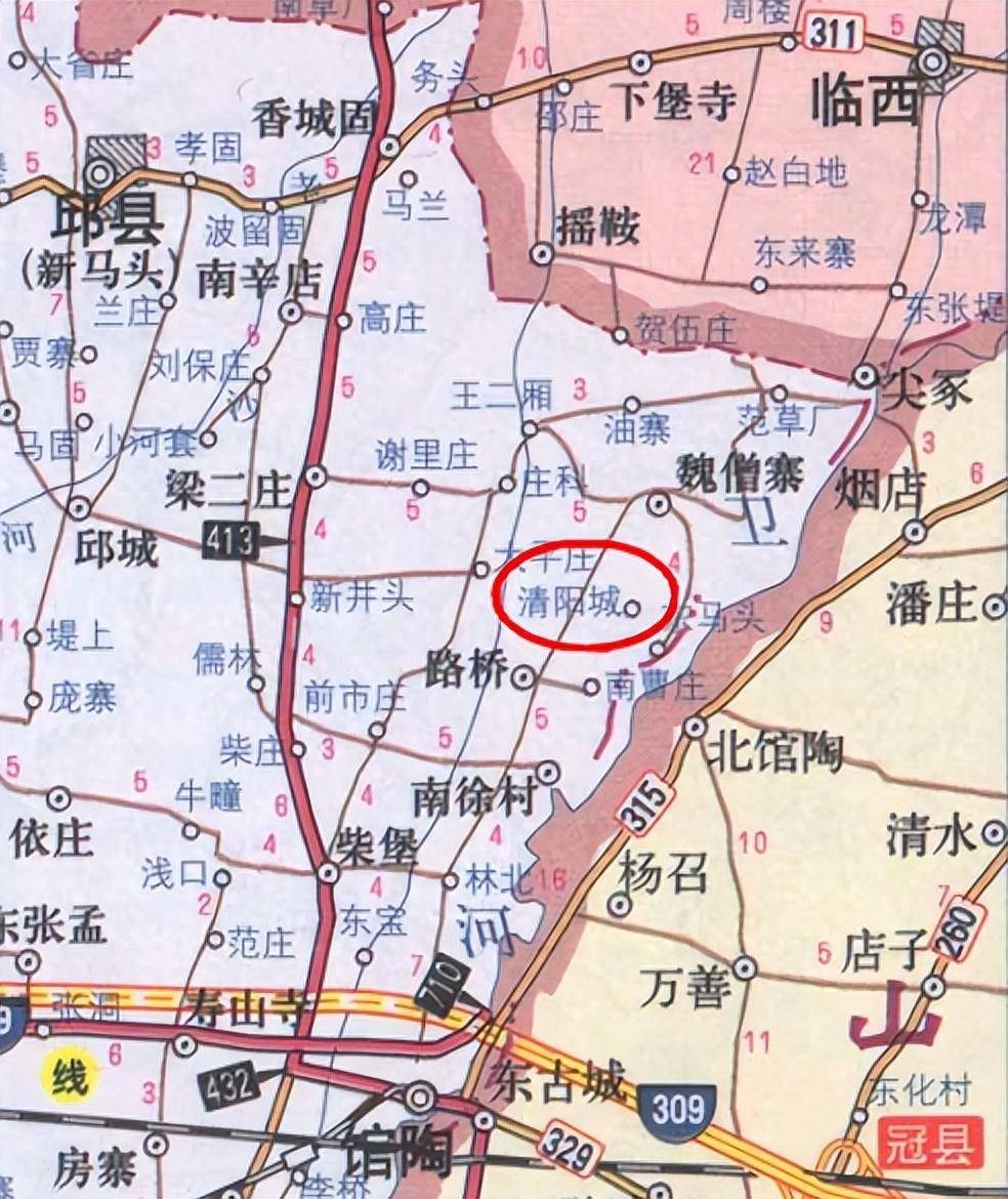 临清市各村地图图片