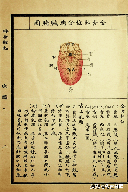 中医舌诊古籍辨舌指南民国石印本