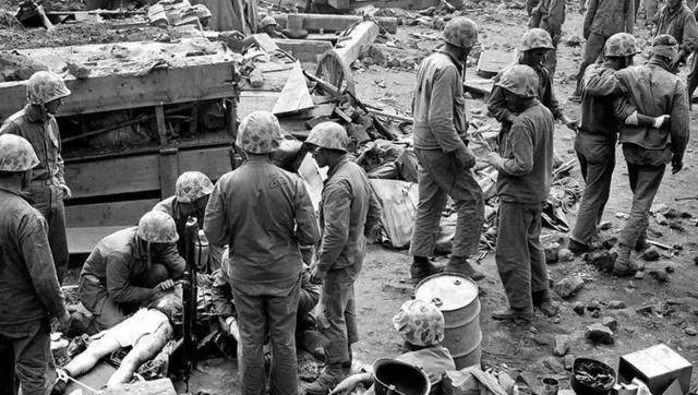 硫磺岛战役打下来,日军阵亡2.