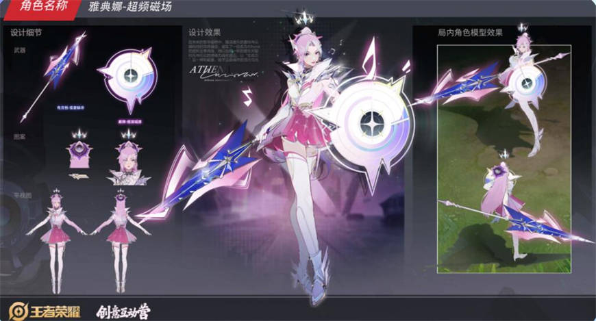 王者荣耀源梦皮肤设计赏析雅典娜皮肤top3第1名人气超580万
