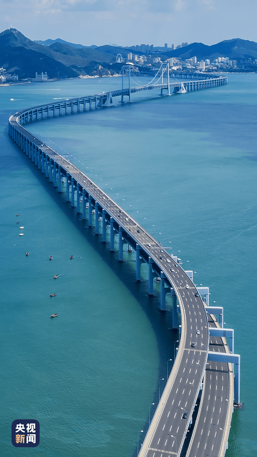 大连跨海大桥照片图片