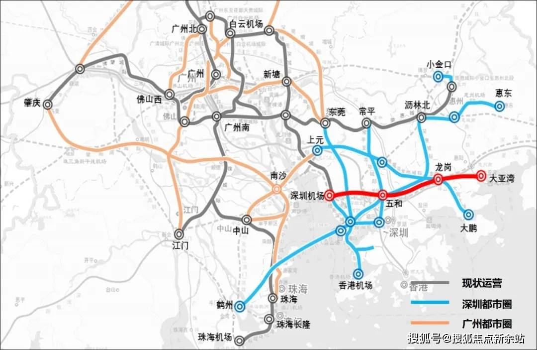 《粤港澳大湾区城际铁路建设规划》批复后首批由深圳主导建设的城际线