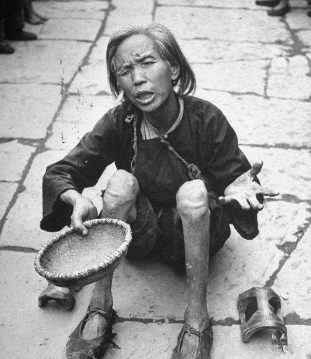 旧中国生活贫苦图片