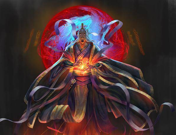 在我的想象中,定海神针是一根精美的大针,镶嵌着各种珍宝.