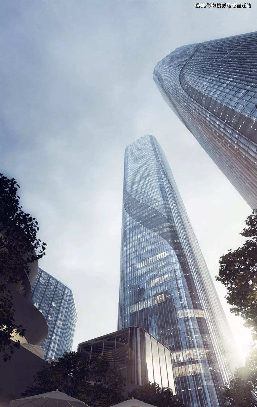 智慧之门272米地标双子塔纵览约8公里江岸景观杭州超甲级现房写字楼