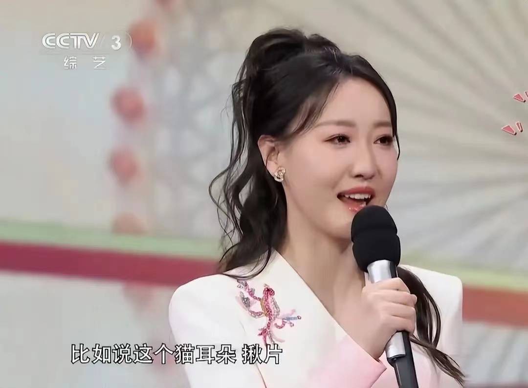 美丽与智慧并存张靓婧在央视舞台上绽放璀璨光芒