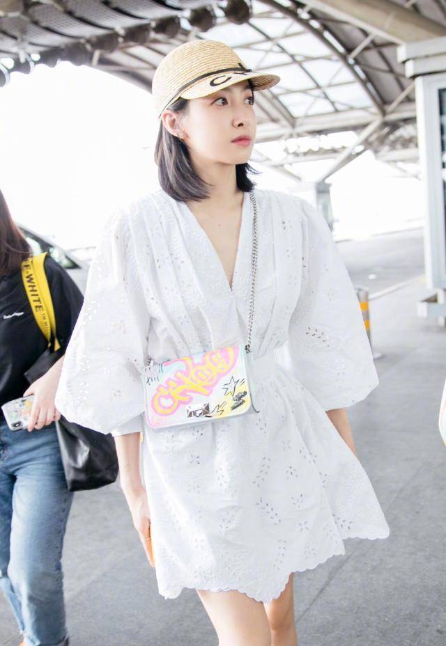 宋茜与sm合约到期新造型一改往日甜美变身帅酷时髦精