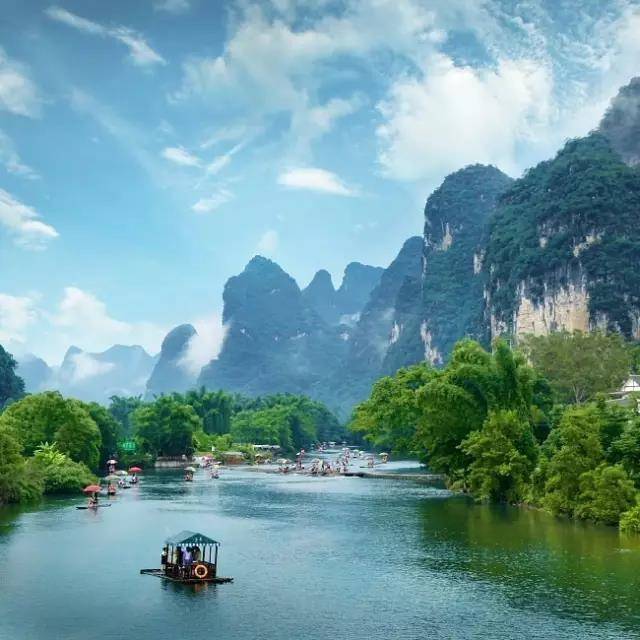 桂林漓江遇龙竹筏阳朔旅游五天四晚安排行程和省心路线,看完收藏起来_
