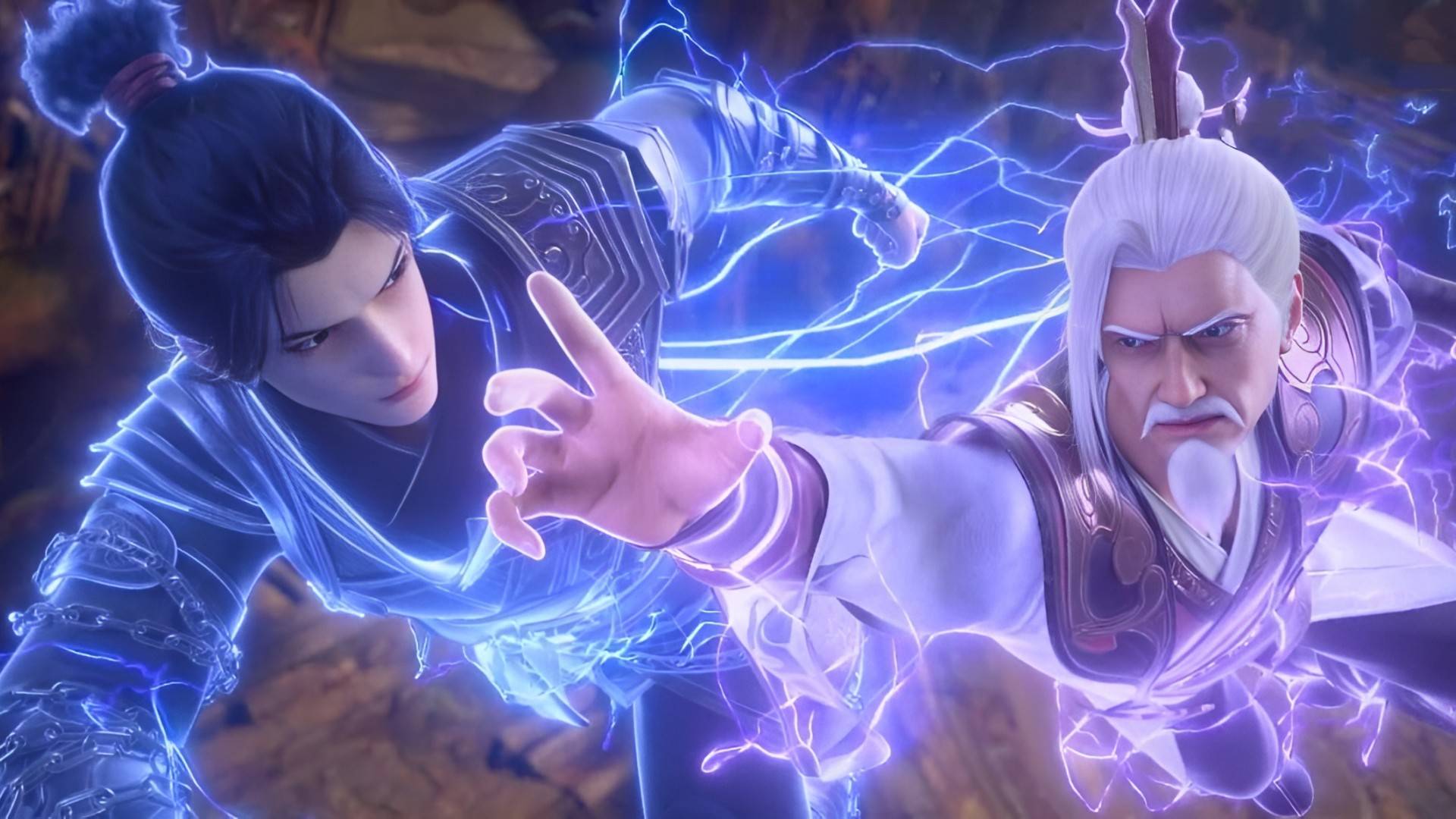 结果被萧炎强行掰断手指_雷动_老头_洪辰