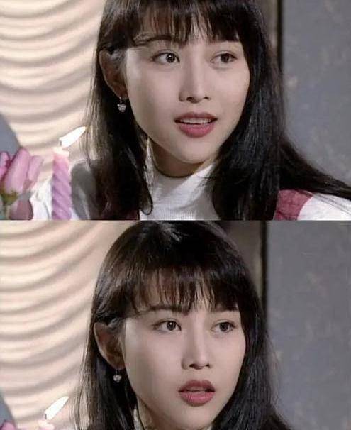 谈起蔡少芬她的颜值真的是超级能扛,年轻时候的模样就是一张漫画少女