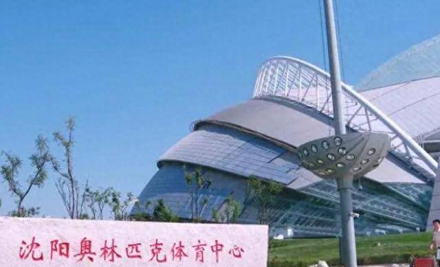 沈阳奥体中心球场可容纳60000名观众,是一座标准的专业足球场馆.