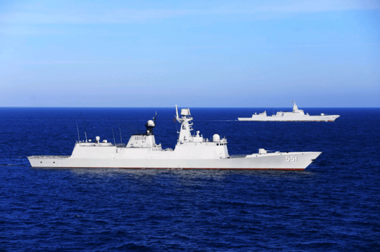 原创中美海上实力逆转4国军演只出动5艘军舰美航母早已提前跑路