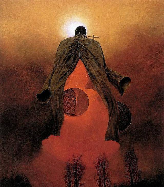 画家出车祸心脏骤停7分钟醒来称看见了地狱并用画笔描绘出来