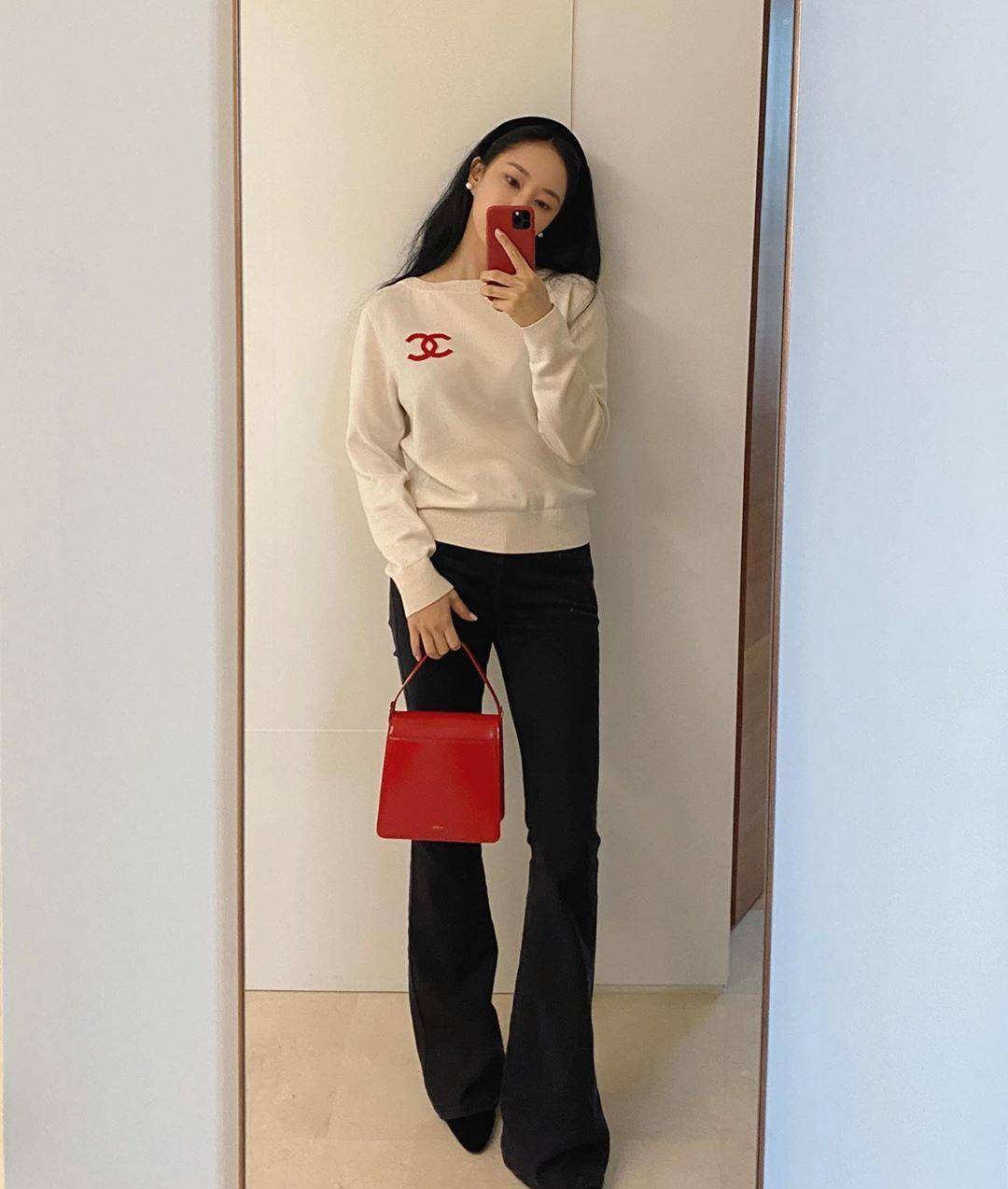 原创朴孝敏16套春季对镜穿搭配色简约风格百变照着穿准没错