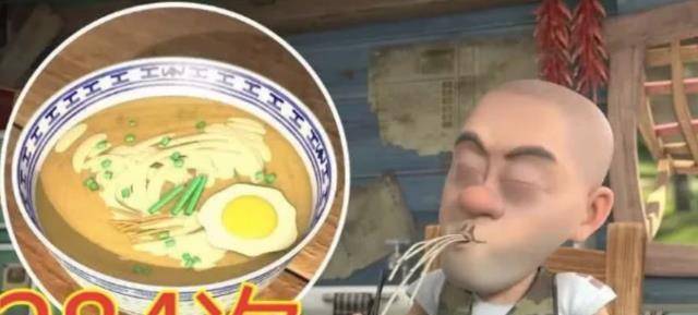 原创光头强到底有多穷鸡蛋面吃过284次牛肉面163次它只吃过一次