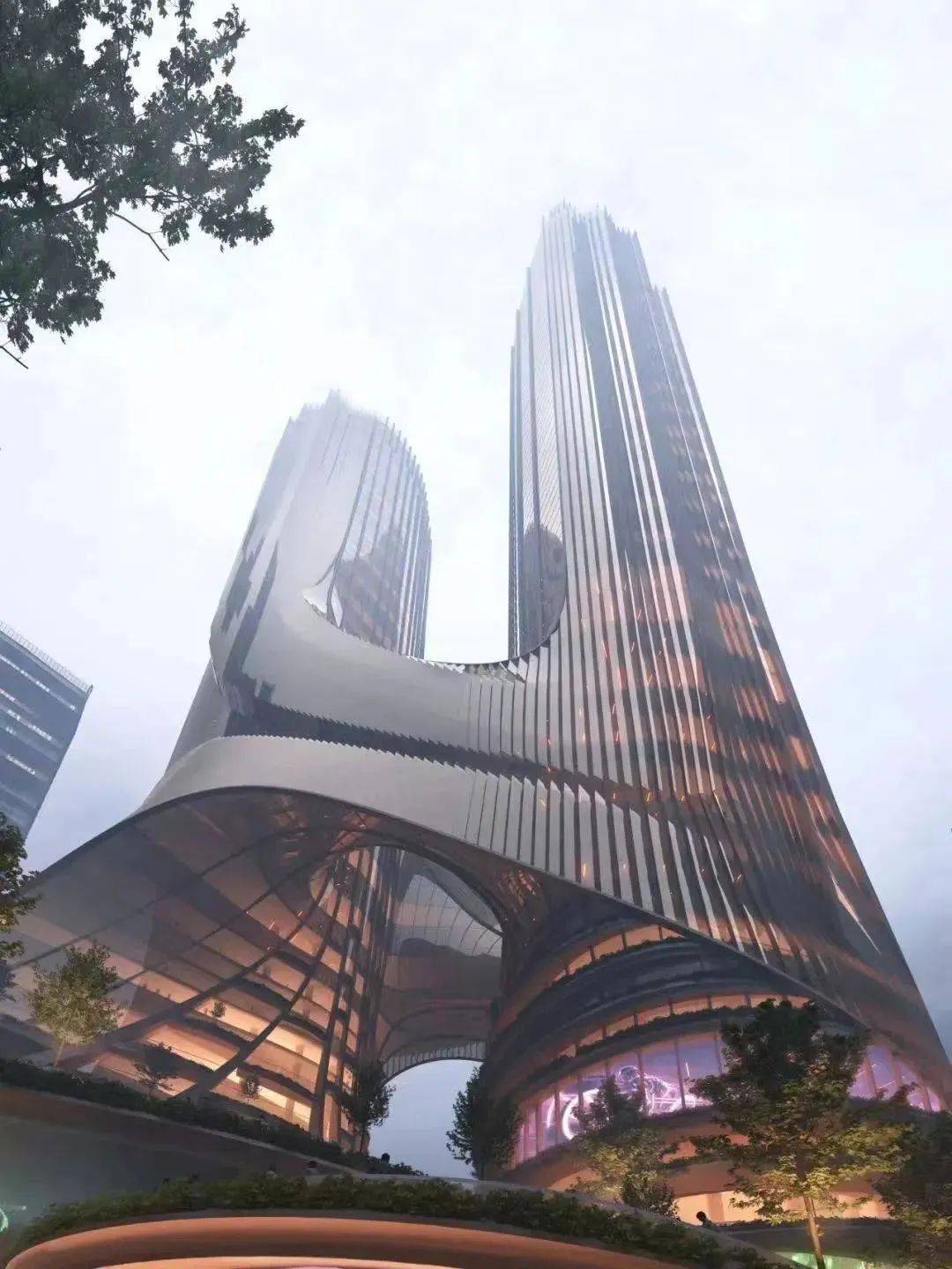 深圳在建第一高楼突破200米大关未来之塔跃出地面