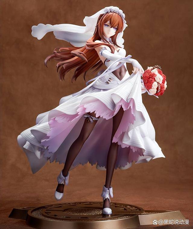 原创命运石之门牧濑红莉栖婚纱手办官图完美保留了巧克力味的嗨丝