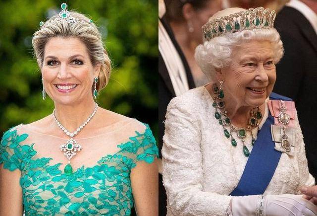 50岁荷兰王后有钱任性珠宝王冠不重样的戴奢华程度不输英女王