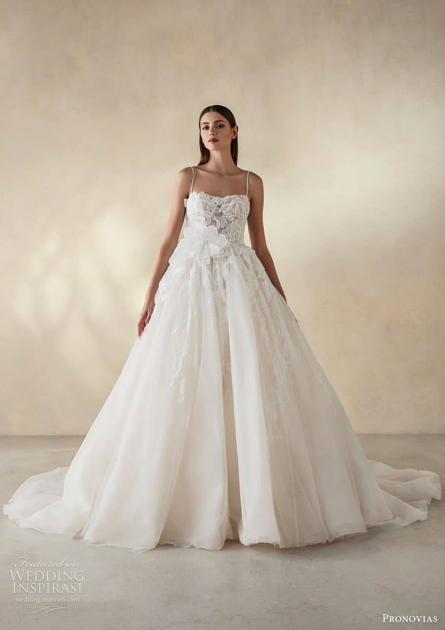 pronovias 2024 forces of nature简约婚纱系列