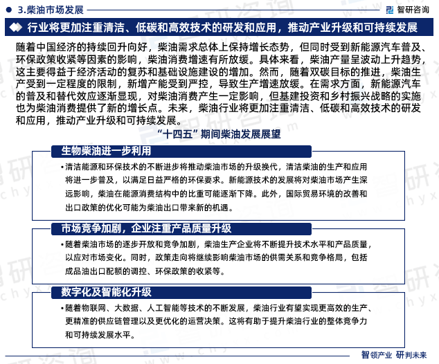 年产x万吨优标柴油项目可行性研究报告智研咨询重磅发布