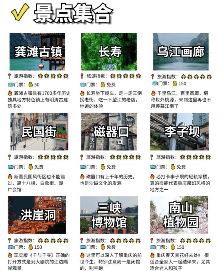 第四天:民国街(两江影视城) 磁器口(小吃街)(国家aaaa级景区,又名"小