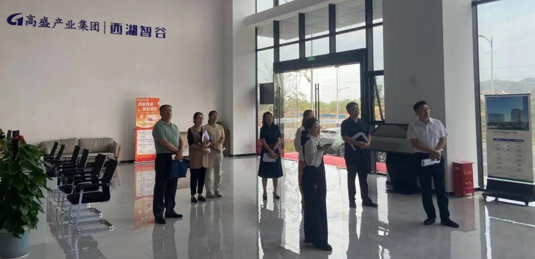 区政府办,区教育局领导一行莅临高盛西湖智谷调研_企业_员工_园区
