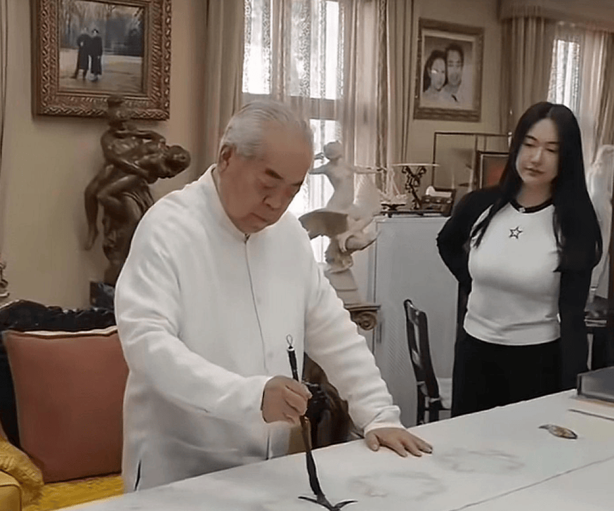 此时楠莉(张桂云)已经与范曾在一起二十年了.