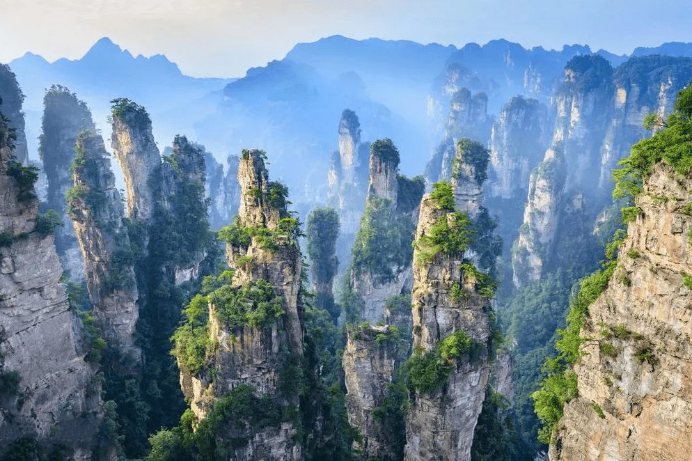 张家界山峰图片大全图片