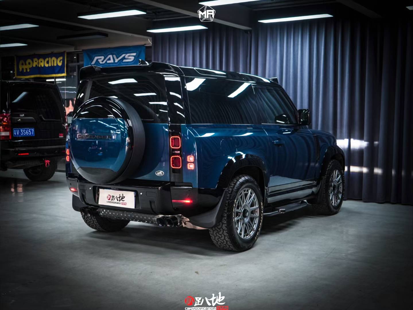 「matrix矩阵」 路虎卫士蒙特戈蓝改色膜,「保时捷」2024年度新色