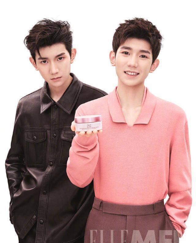 王源越来越硬汉一袭皮衣搭逗号刘海帅翻天五官俊朗秒杀众鲜肉