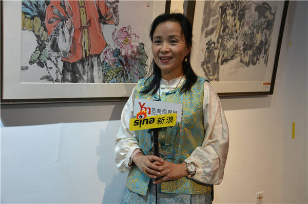 第七届"春之韵·中国女画家精品展"在国中美术馆成功开幕_北京市_艺术