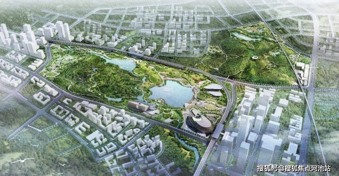 其中,科学公园是科学城中心区规模最大型的城市公园,公园占地面积约为