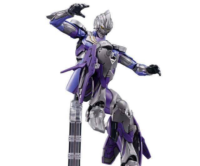 钢铁迪迦奥特曼空中型拼装模型封绘及新官图魄力十足的迪迦飞踢