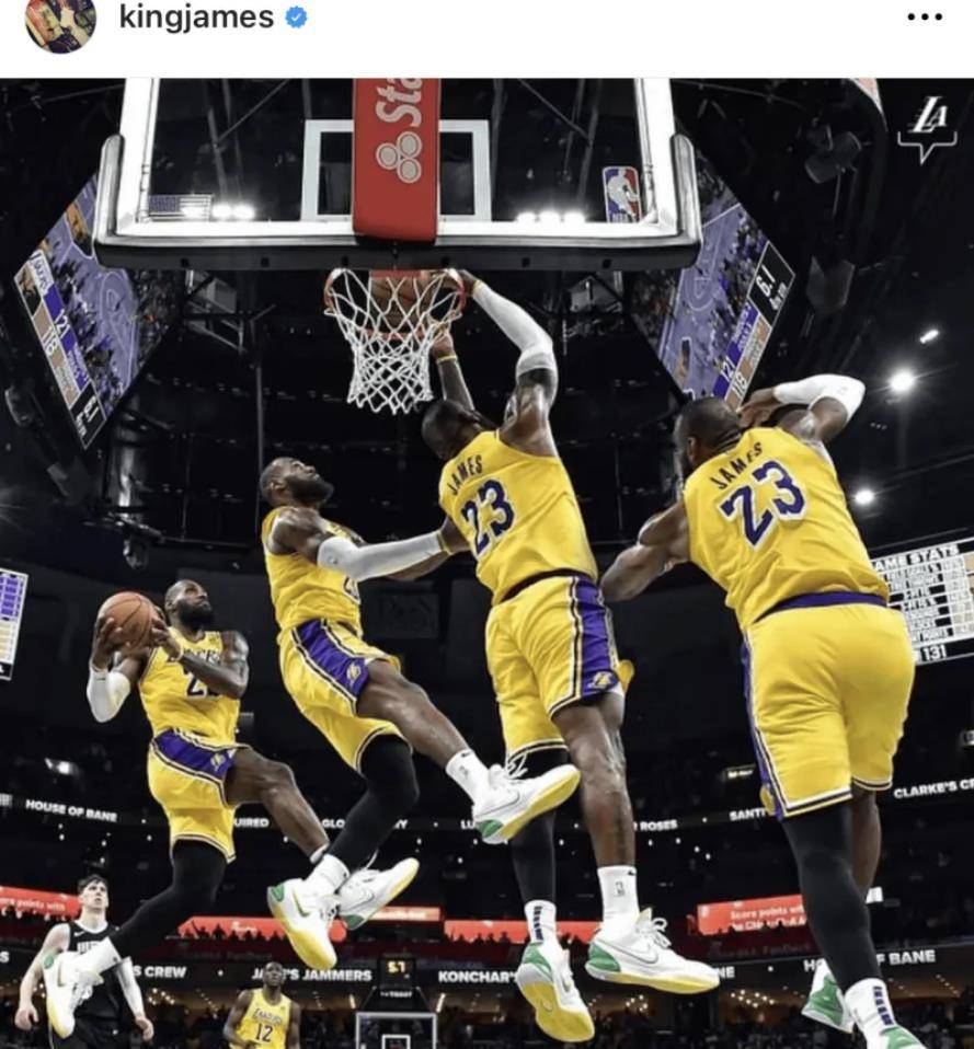 勒布朗詹姆斯连续发了三条推特来庆祝击败灰熊队著名的嘴唇嘲笑了获胜