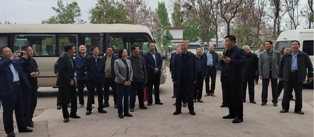 滕州市华夏文化促进会考察团莅临鲁南移民文化馆进行参观指导