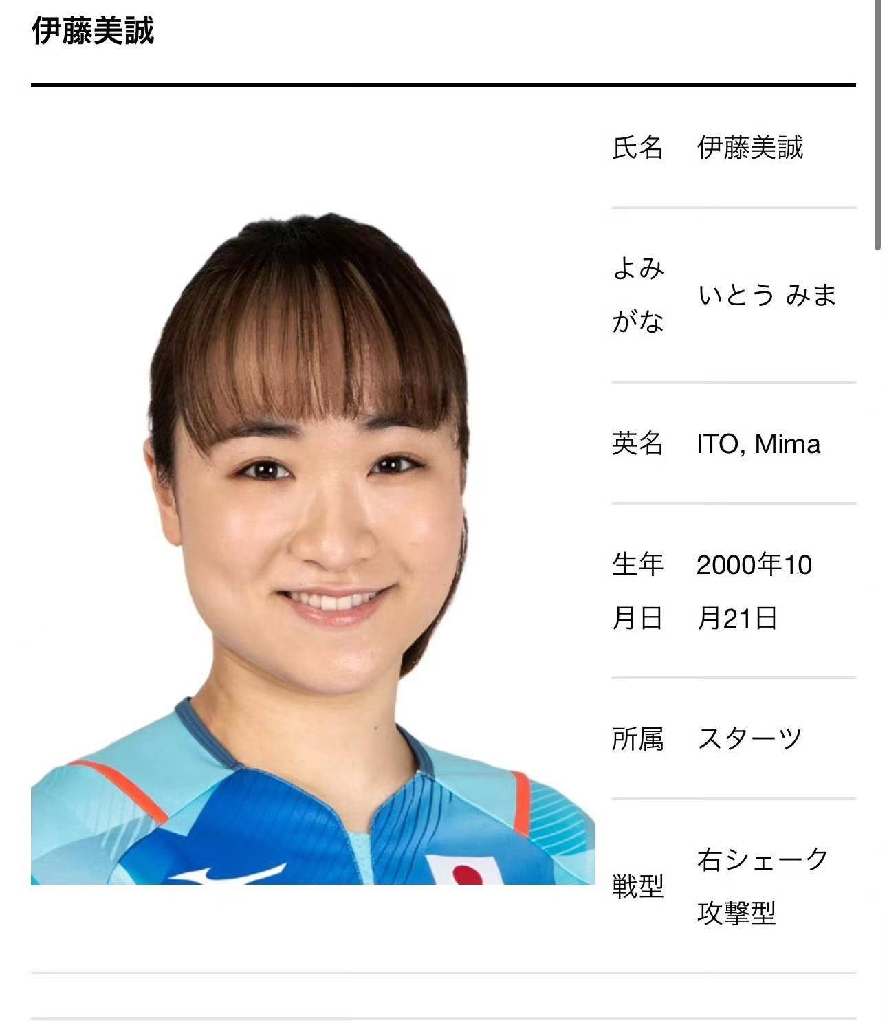 方面,三名千禧姐妹由2000年出生的伊藤美朵,早田欣娜和平野美宇领衔