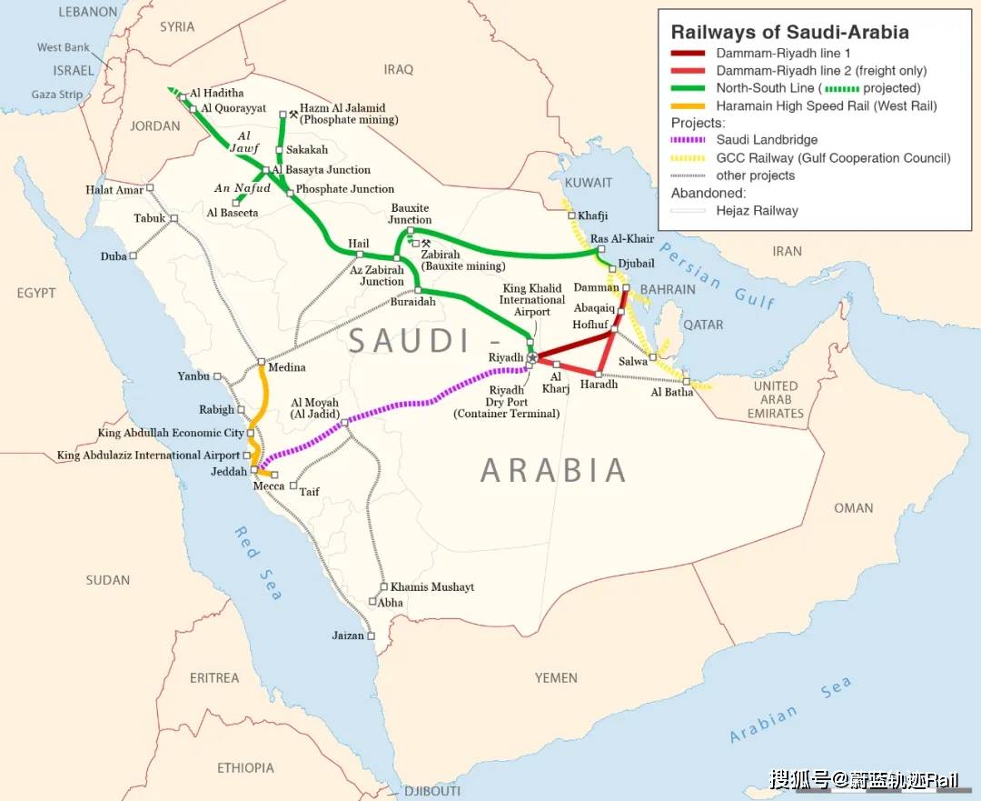 650公里沙特科威特铁路预计在2028年全面完工