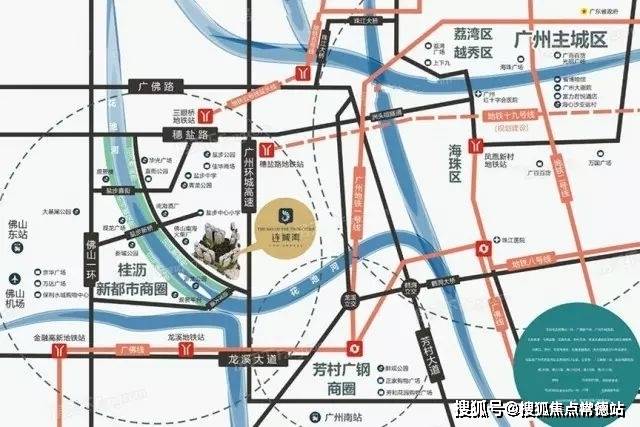 双千亿商圈配套8大商业mall环绕连城湾所在的盐步地区在双千亿商圈的