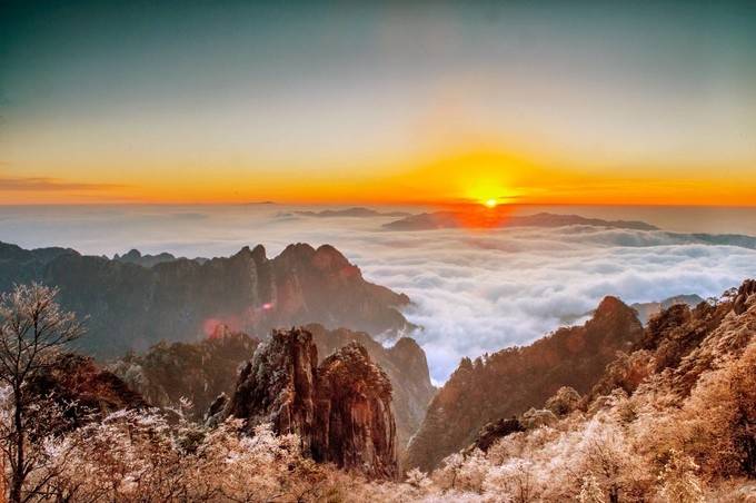 自由行去黄山4天必看旅游最佳行程路线黄山自由行省钱攻略看驴友怎么